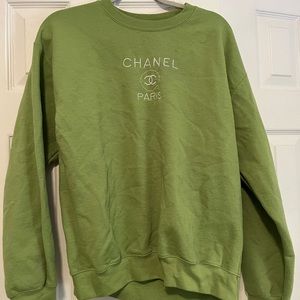 Green Chanel Sweatshirt